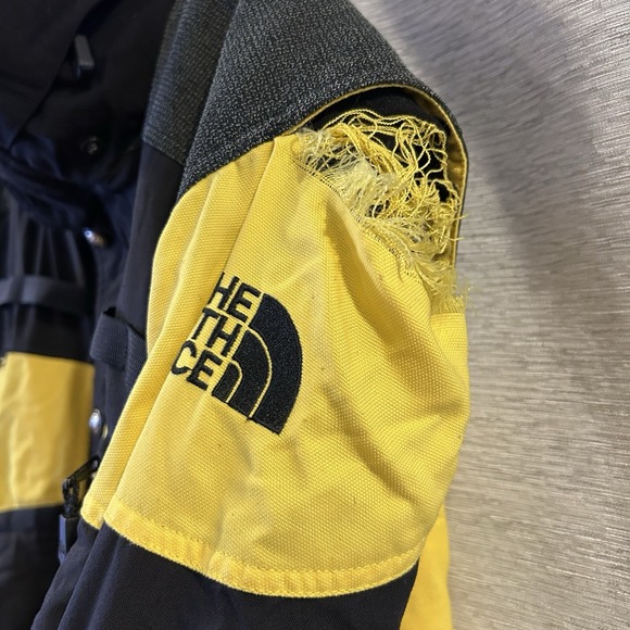 Vintage The North Face Steep Tech Ski Jacket Scot Schmidt Yellow Mens Rare - Picture 3 of 7
